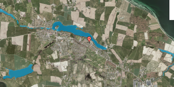 Oversvømmelsesrisiko fra vandløb på Blåmejsevej 3, 6430 Nordborg