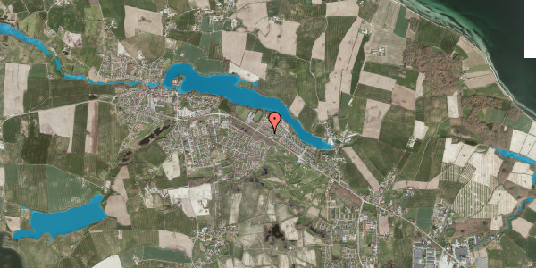Oversvømmelsesrisiko fra vandløb på Bogfinkevej 5, 6430 Nordborg