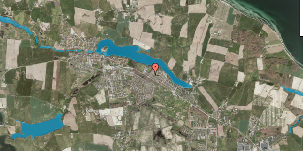 Oversvømmelsesrisiko fra vandløb på Bogfinkevej 16, 6430 Nordborg