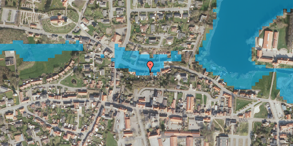 Oversvømmelsesrisiko fra vandløb på Bækgade 25, 6430 Nordborg