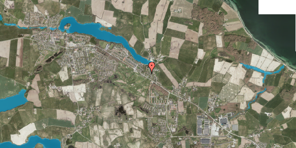 Oversvømmelsesrisiko fra vandløb på Gyvelvej 6, 6430 Nordborg