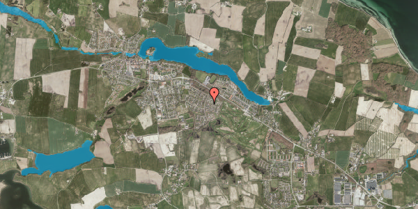 Oversvømmelsesrisiko fra vandløb på Maihaven 9, 6430 Nordborg