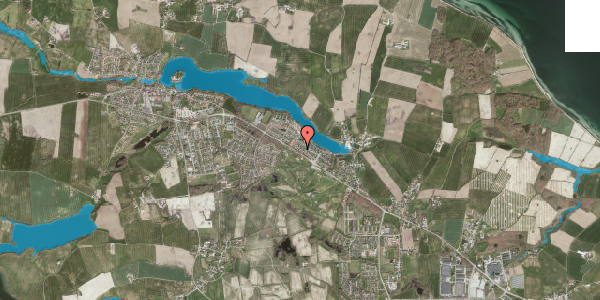 Oversvømmelsesrisiko fra vandløb på Mågevej 19, 6430 Nordborg