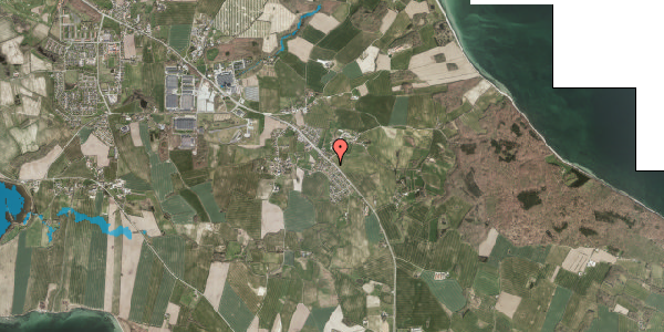 Oversvømmelsesrisiko fra vandløb på Nordborgvej 76E, 6430 Nordborg