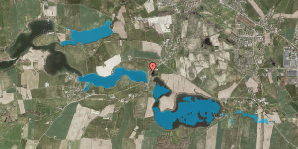 Oversvømmelsesrisiko fra vandløb på Skolemarken 13, 6430 Nordborg