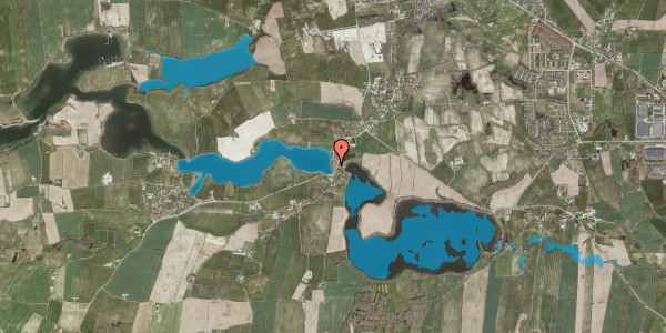 Oversvømmelsesrisiko fra vandløb på Skolemarken 42, 6430 Nordborg