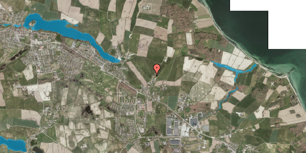 Oversvømmelsesrisiko fra vandløb på Skovvej 27, 6430 Nordborg
