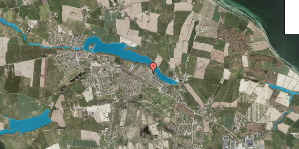 Oversvømmelsesrisiko fra vandløb på Solsortevej 8, 6430 Nordborg