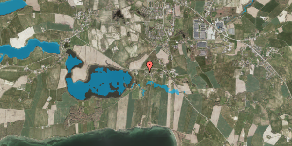 Oversvømmelsesrisiko fra vandløb på Vesterballe 14, 6430 Nordborg