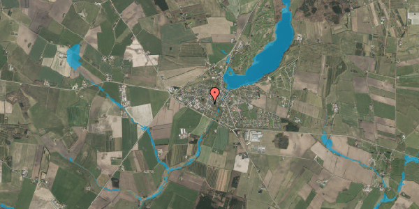 Oversvømmelsesrisiko fra vandløb på Hennekesdamvej 11, 6630 Rødding