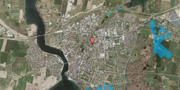 Oversvømmelsesrisiko fra vandløb på Dalsvinget 28, 6400 Sønderborg