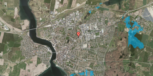 Oversvømmelsesrisiko fra vandløb på Dalsvinget 35, 6400 Sønderborg