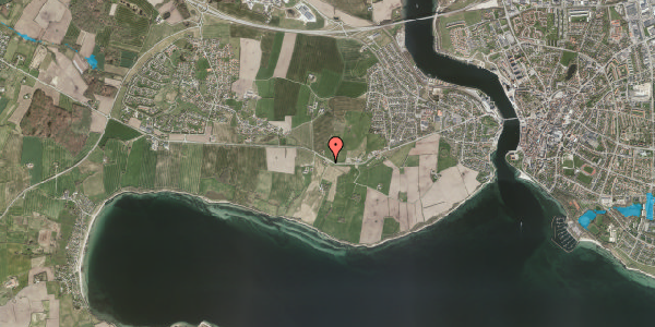 Oversvømmelsesrisiko fra vandløb på Dybbøl Banke 25, 6400 Sønderborg