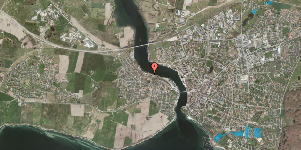 Oversvømmelsesrisiko fra vandløb på Jagten 9, st. , 6400 Sønderborg