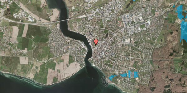 Oversvømmelsesrisiko fra vandløb på Jomfrusti 35, st. , 6400 Sønderborg