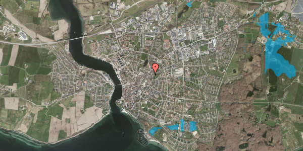 Oversvømmelsesrisiko fra vandløb på Kongevej 12A, 6400 Sønderborg