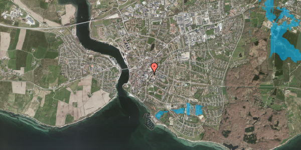 Oversvømmelsesrisiko fra vandløb på Kongevej 48D, 6400 Sønderborg