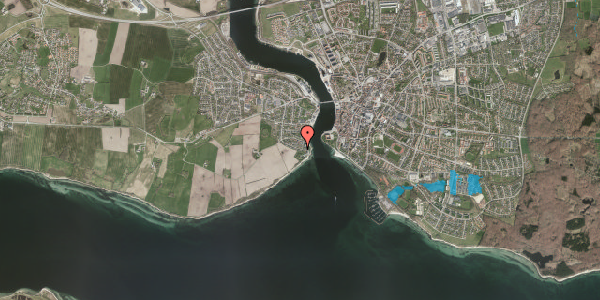 Oversvømmelsesrisiko fra vandløb på Nellemannsvej 5, 6400 Sønderborg