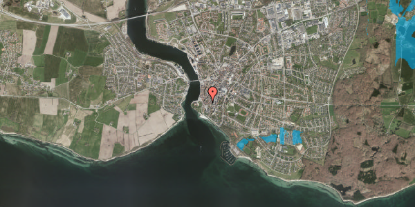 Oversvømmelsesrisiko fra vandløb på Slotsgade 9, 6400 Sønderborg