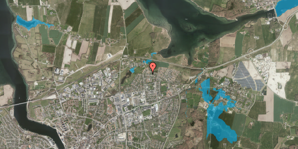 Oversvømmelsesrisiko fra vandløb på Svalevænget 11, 6400 Sønderborg