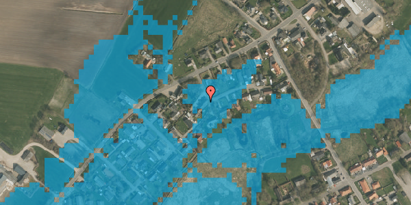 Oversvømmelsesrisiko fra vandløb på Moseløkke 4A, 6372 Bylderup-Bov