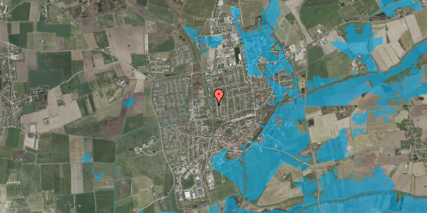 Oversvømmelsesrisiko fra vandløb på Nørremarksvej 24, 1. tv, 6270 Tønder