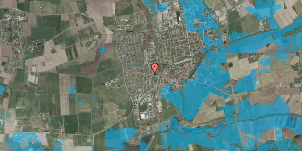 Oversvømmelsesrisiko fra vandløb på Strucksalle 32D, 1. , 6270 Tønder
