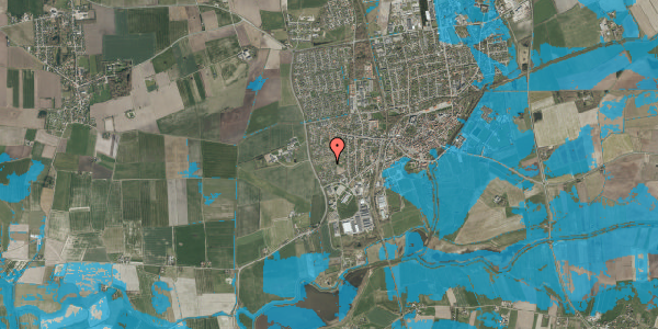 Oversvømmelsesrisiko fra vandløb på Ulriksalle 101, 6270 Tønder