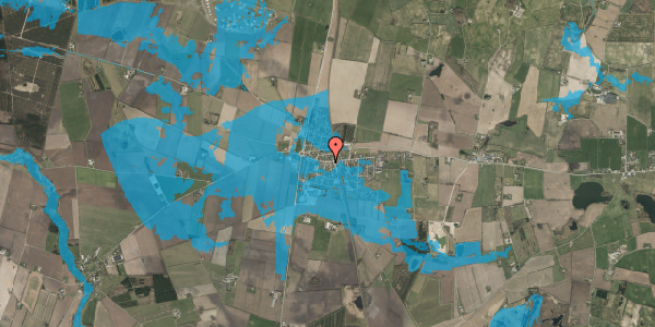 Oversvømmelsesrisiko fra vandløb på Hovedgaden Vest 75, 6500 Vojens