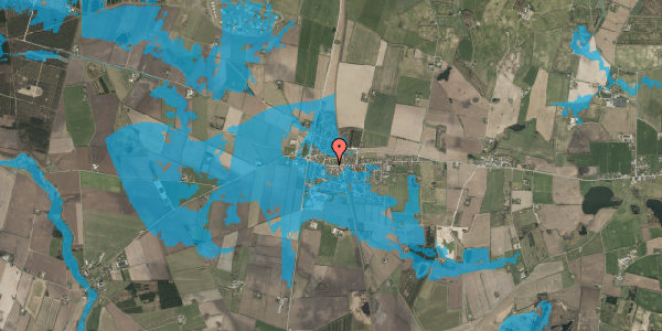 Oversvømmelsesrisiko fra vandløb på Hovedgaden Vest 92, 6500 Vojens