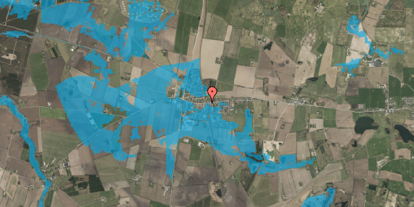 Oversvømmelsesrisiko fra vandløb på Hovedgaden Øst 67, 6500 Vojens