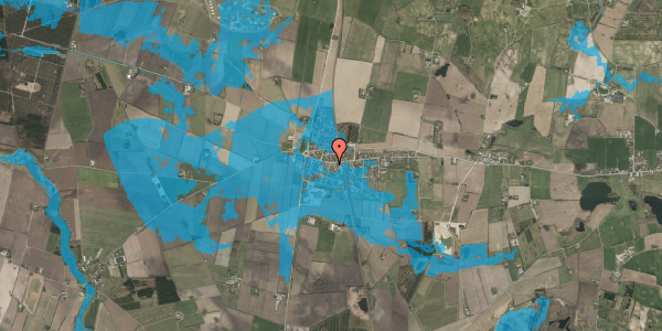 Oversvømmelsesrisiko fra vandløb på Mellemgade 1, 6500 Vojens