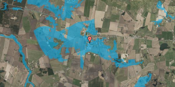 Oversvømmelsesrisiko fra vandløb på Thorsbjerggade 20, 6500 Vojens