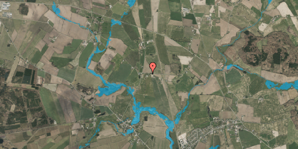 Oversvømmelsesrisiko fra vandløb på Vodskovvej 5, 6560 Sommersted