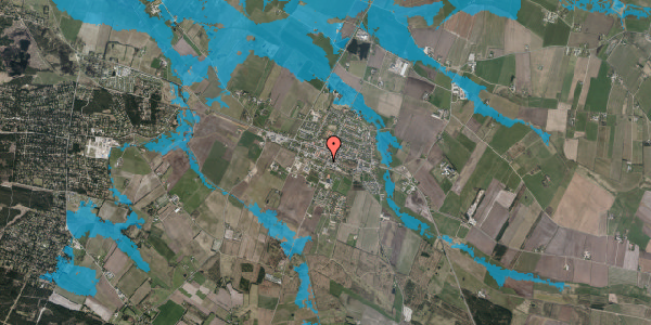 Oversvømmelsesrisiko fra vandløb på Klintingvej 8A, 1. tv, 6830 Nørre Nebel