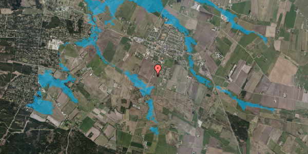 Oversvømmelsesrisiko fra vandløb på Klintingvej 79, 6830 Nørre Nebel