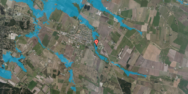 Oversvømmelsesrisiko fra vandløb på Kollevej 15F, 6830 Nørre Nebel