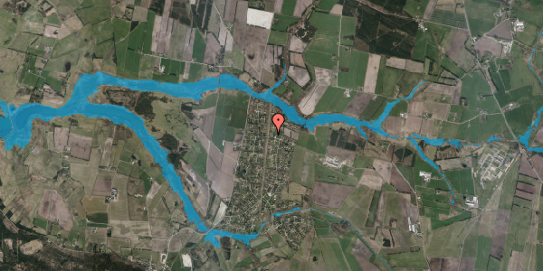Oversvømmelsesrisiko fra vandløb på Krogen 5, 6840 Oksbøl