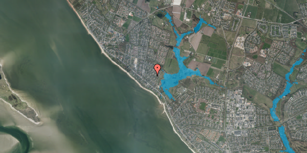 Oversvømmelsesrisiko fra vandløb på Havbakken 50, 6710 Esbjerg V