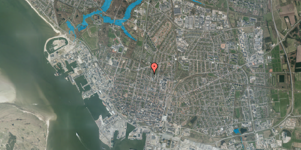 Oversvømmelsesrisiko fra vandløb på Kirkegade 118, 6700 Esbjerg