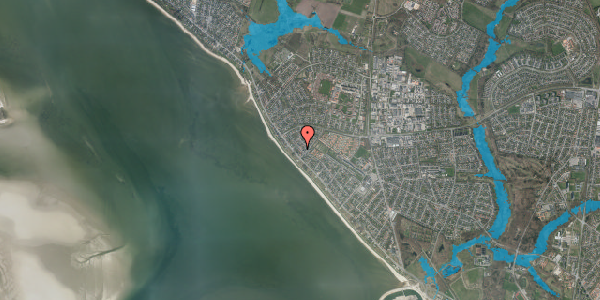 Oversvømmelsesrisiko fra vandløb på Kystparken 50, 6710 Esbjerg V