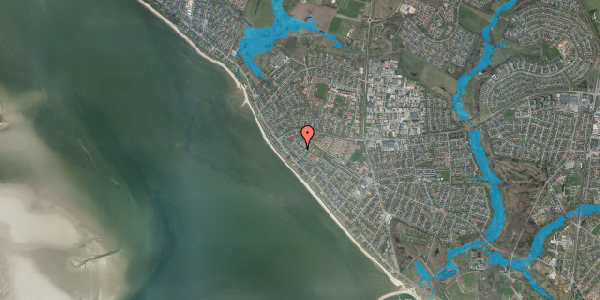 Oversvømmelsesrisiko fra vandløb på Kystparken 82, 6710 Esbjerg V