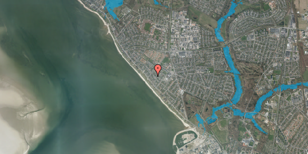 Oversvømmelsesrisiko fra vandløb på Lyngvej 44, 6710 Esbjerg V