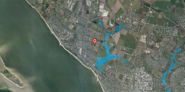 Oversvømmelsesrisiko fra vandløb på Styrmandsvænget 102, 6710 Esbjerg V