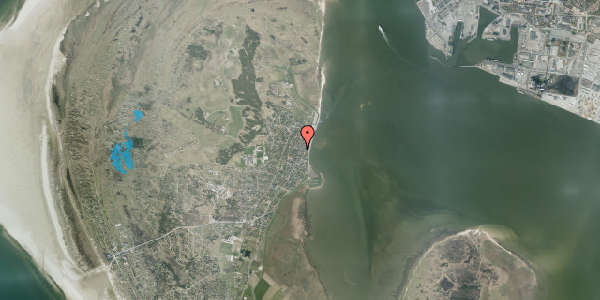 Oversvømmelsesrisiko fra vandløb på Fregatvej 8, 6720 Fanø
