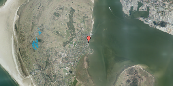 Oversvømmelsesrisiko fra vandløb på Kikkebjergvej 3, 6720 Fanø