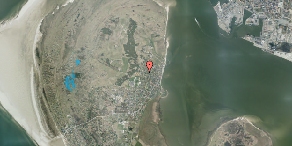 Oversvømmelsesrisiko fra vandløb på Kikkebjergvej 22, 6720 Fanø