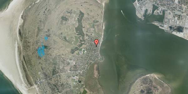 Oversvømmelsesrisiko fra vandløb på Vangled 3, 6720 Fanø