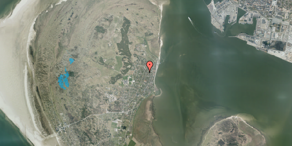 Oversvømmelsesrisiko fra vandløb på Vangled 7, 6720 Fanø