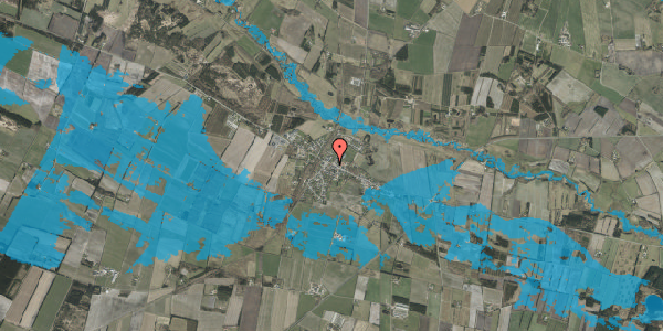 Oversvømmelsesrisiko fra vandløb på Amtsvejen 4, 7200 Grindsted